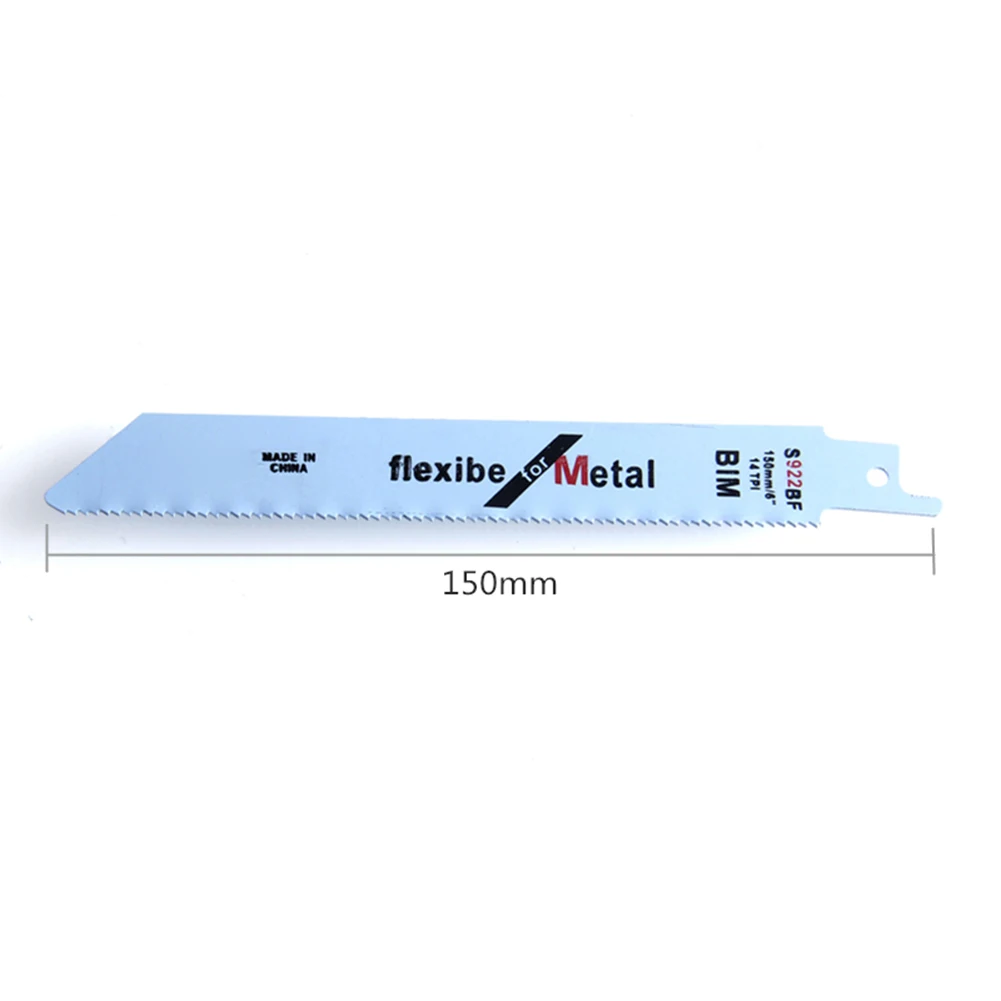 10pcs Durable S922BF 150mm 6'' Reciprocating Saw Blade For Cutting Metal Wood High Precision High Quality
10pcs Durable S922BF 150mm 6'' Reciprocating Saw Blade For Cutting Metal Wood High Precision High Quality