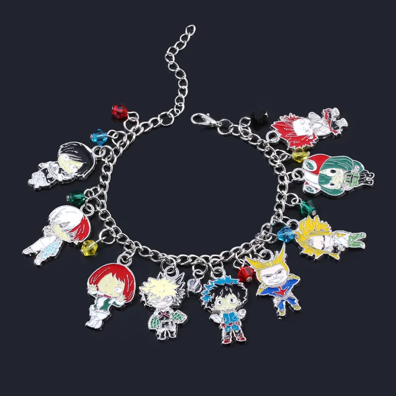 Hot Anime My Hero Academia Charm Bracelets Boku No Hero Academia Midoriya Izuku deku Bracelet Bangle Metal Alloy Jewelry Gifts
Hot Anime My Hero Academia Charm Bracelets Boku No Hero Academia Midoriya Izuku deku Bracelet Bangle Metal Alloy Jewelry Gifts