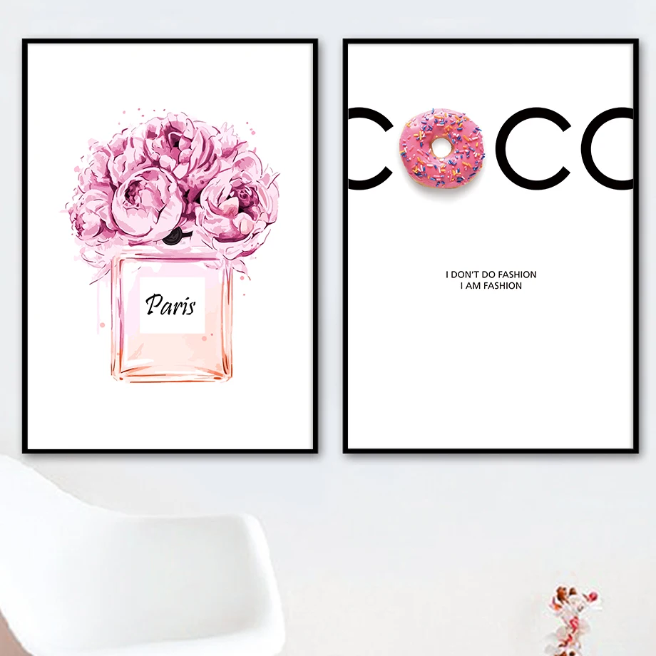 Pink Donuts Watercolour Flower Paris Perfume Art Canvas Painting Nordic Posters And Prints Wall Pictures For Living Room Decor
Pink Donuts Watercolour Flower Paris Perfume Art Canvas Painting Nordic Posters And Prints Wall Pictures For Living Room Decor