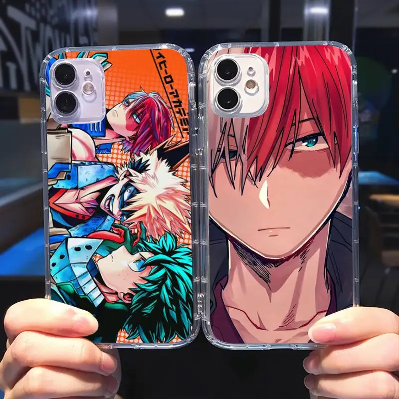 My Hero Academia Shouto Todoroki Phone Case Transparent For iPhone 13 12 11 8 7 6 s Mini Pro X XS XR MAX Plus Cover Funda Shell
My Hero Academia Shouto Todoroki Phone Case Transparent For iPhone 13 12 11 8 7 6 s Mini Pro X XS XR MAX Plus Cover Funda Shell
