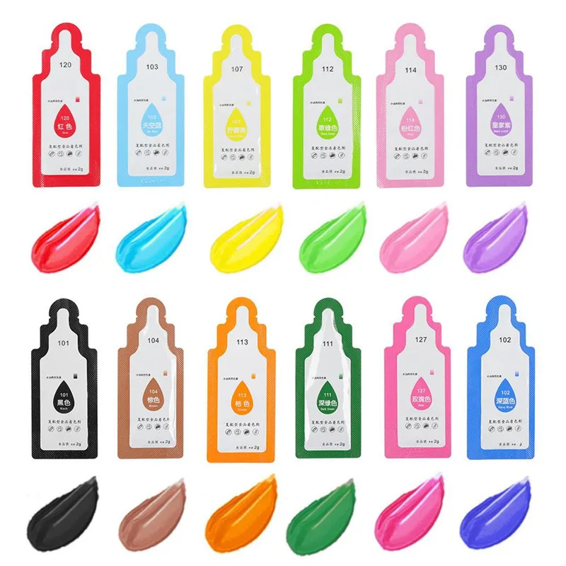 12Pcs Edible Food Pigment Coloring Healthy Safe Fondant Cake Decorating Tools Macaron Cream Cake Baking Pastry Tools
12Pcs Edible Food Pigment Coloring Healthy Safe Fondant Cake Decorating Tools Macaron Cream Cake Baking Pastry Tools
