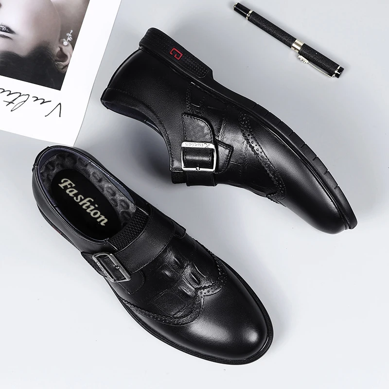 Popular 2021 Brogue Casual Shoes Men Black Dress Shoes For Men Spring And Autumn Man Social Shoes Genuine Leather Party Shoe
Popular 2021 Brogue Casual Shoes Men Black Dress Shoes For Men Spring And Autumn Man Social Shoes Genuine Leather Party Shoe