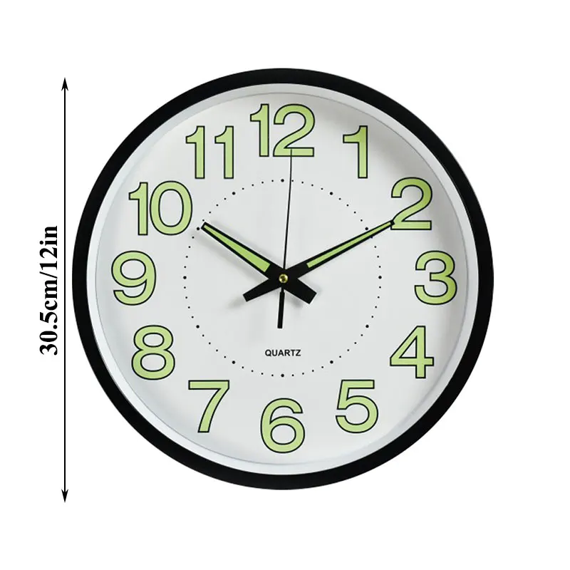 Luminous Wall Clock,12 Inch Wooden Silent Non-Ticking Kitchen WallClocks With Night Lights For Indoor/Outdoor Living Room
Luminous Wall Clock,12 Inch Wooden Silent Non-Ticking Kitchen WallClocks With Night Lights For Indoor/Outdoor Living Room