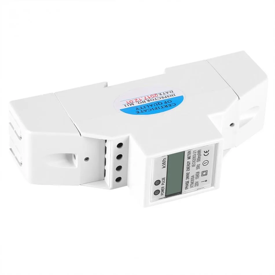 1PC Guide Type 220V Kwh Single Phase 2Wire Energy Meter DIN-Rail Electric Energy Meter 10-40A For 50 Hz Single-phase
1PC Guide Type 220V Kwh Single Phase 2Wire Energy Meter DIN-Rail Electric Energy Meter 10-40A For 50 Hz Single-phase