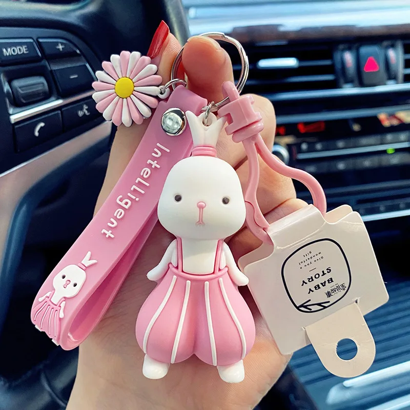 Cartoon Sandy Rabbit Keychain Girl Cute Bag Keyring Pendant Trend Couple Accessories Personality Car Key Chain
Cartoon Sandy Rabbit Keychain Girl Cute Bag Keyring Pendant Trend Couple Accessories Personality Car Key Chain