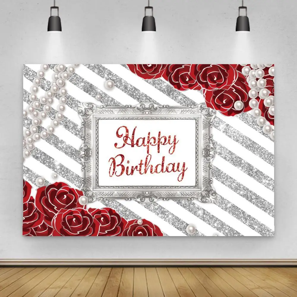 Happy Birthday Women Evening Party Backgrounds Photo Big Red Rose Valentine's Day Vinyl Photography Backdrops
Happy Birthday Women Evening Party Backgrounds Photo Big Red Rose Valentine's Day Vinyl Photography Backdrops