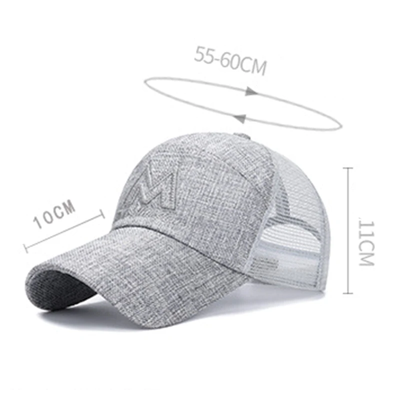 Spring Summer Unisex Baseball Caps Letter Mesh Cap Fashion Solid Hat Embroidery Adjustable Women Men Cotton Casual Hats
Spring Summer Unisex Baseball Caps Letter Mesh Cap Fashion Solid Hat Embroidery Adjustable Women Men Cotton Casual Hats