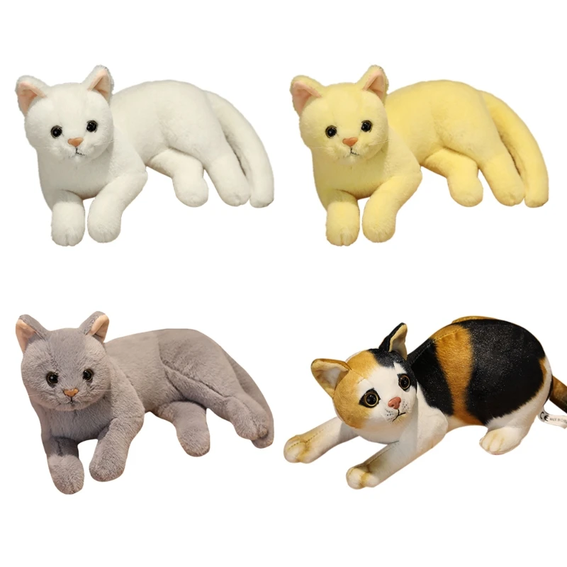 32cm/12inch Stuffed Animal Toy Plush Doll Cat Realistic Kitty Soft Toy Miniature Cat Home Decor Toy Simulation Toy Kid3+
32cm/12inch Stuffed Animal Toy Plush Doll Cat Realistic Kitty Soft Toy Miniature Cat Home Decor Toy Simulation Toy Kid3+