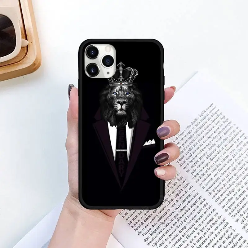 Suit shirt tie lion crown Phone Case for iPhone 11 12 pro XS MAX 8 7 6 6S Plus X 5S SE 2020 XR mini
Suit shirt tie lion crown Phone Case for iPhone 11 12 pro XS MAX 8 7 6 6S Plus X 5S SE 2020 XR mini