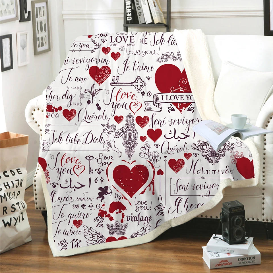 Love Blanket 3D English Letters Sherpa Blanket Double Thick Velvet Warm Super Soft Flannel Office Nap Cover Sofa Travel Bedding
Love Blanket 3D English Letters Sherpa Blanket Double Thick Velvet Warm Super Soft Flannel Office Nap Cover Sofa Travel Bedding