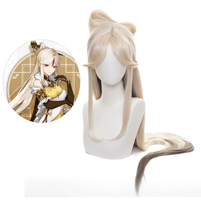 Ningguang Long Wig Cosplay Costume Heat Resistant Synthetic Hair Genshin Impact Ning Guang Women Carnival Party Wigs
Ningguang Long Wig Cosplay Costume Heat Resistant Synthetic Hair Genshin Impact Ning Guang Women Carnival Party Wigs