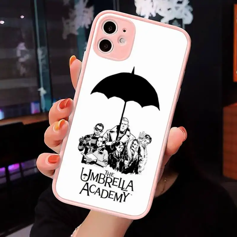 The Umbrella Academy USA TV Phone Case For iPhone 12 11 Mini Pro XR XS Max 7 8 Plus X Matte transparent Pink Back Cover
The Umbrella Academy USA TV Phone Case For iPhone 12 11 Mini Pro XR XS Max 7 8 Plus X Matte transparent Pink Back Cover