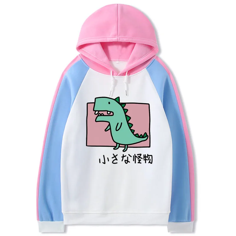 Kpop Cute dinosaur Hoodie Men/Women Casual Printed Loose Color Block Sweatshirt Hip Hop Unisex Streetwear Harajuku Tee Top
Kpop Cute dinosaur Hoodie Men/Women Casual Printed Loose Color Block Sweatshirt Hip Hop Unisex Streetwear Harajuku Tee Top
