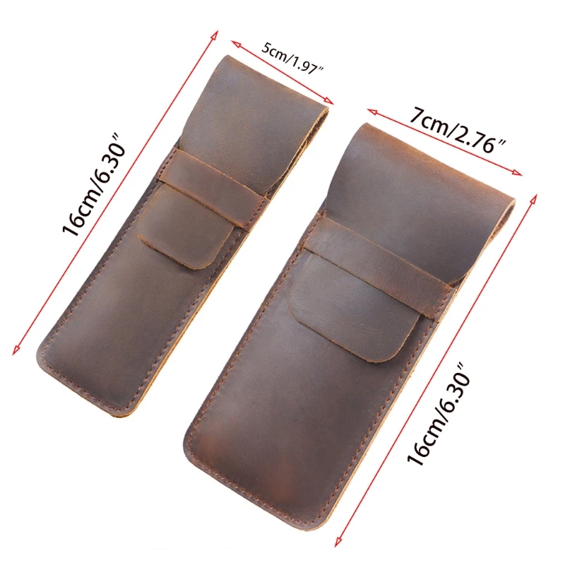 H8WA Exquisite Mini Vintage Leather Pen Pocket Small/Large Retro Pen Pouch for Women Men Office Travel Business Giveaway 
H8WA Exquisite Mini Vintage Leather Pen Pocket Small/Large Retro Pen Pouch for Women Men Office Travel Business Giveaway