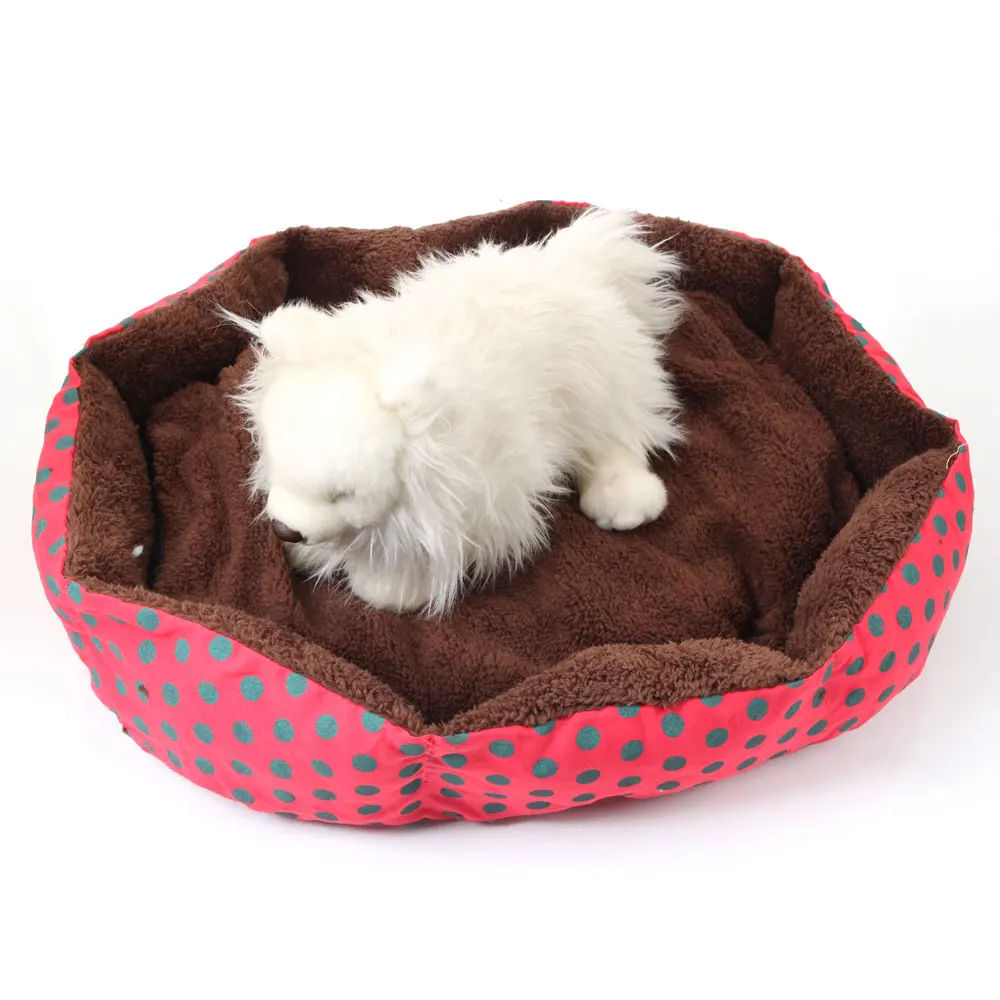 Nice-looking Dot Pattern Octagonal Flannelette & Cotton Pet Bed Rose Red L For 6kg or Below Pets US Stock 
Nice-looking Dot Pattern Octagonal Flannelette & Cotton Pet Bed Rose Red L For 6kg or Below Pets US Stock