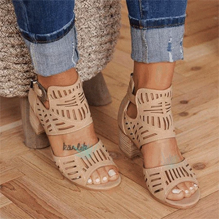 Summer Women Ladies Shoes Fashion Peep Toe High Heel Solid Buckle Casual Shoes Sandals High Heels Sandals Zapatos De Mujer 2020
Summer Women Ladies Shoes Fashion Peep Toe High Heel Solid Buckle Casual Shoes Sandals High Heels Sandals Zapatos De Mujer 2020