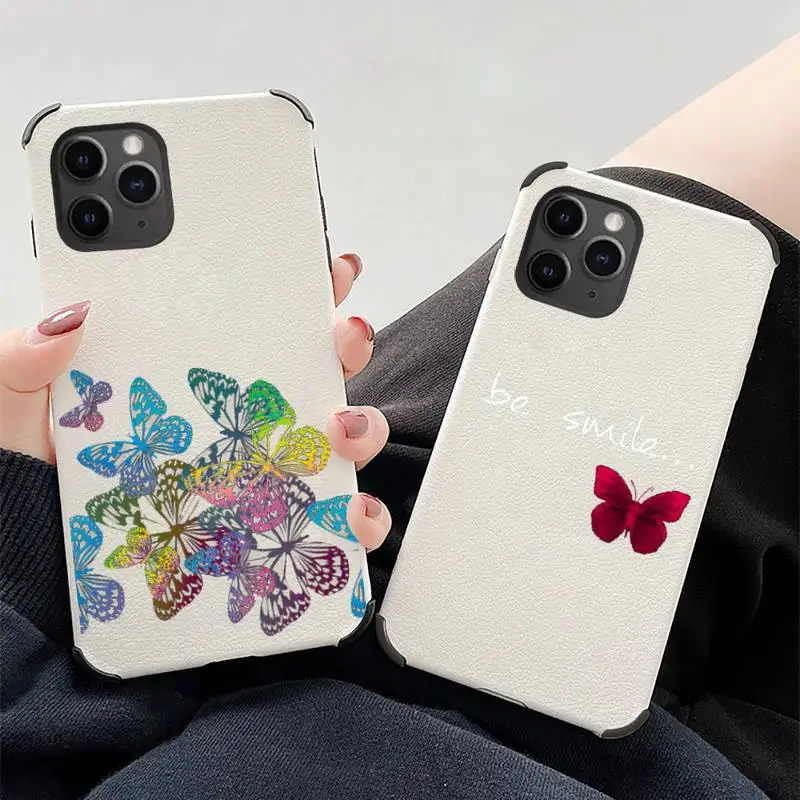 Colorful butterflies Phone Case Lambskin Leather For iphone 12 11 8 7 6 XR X XS PLUS MINI PLUS PRO MAX Shockproof
Colorful butterflies Phone Case Lambskin Leather For iphone 12 11 8 7 6 XR X XS PLUS MINI PLUS PRO MAX Shockproof