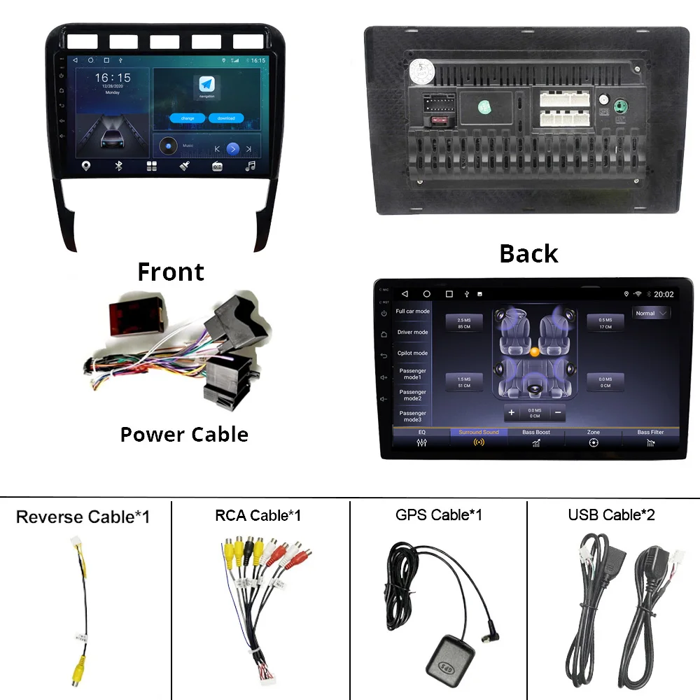 2DIN Android10.0 Car Radio For Porsche Cayenne 2002-2010 GPS Navigation Stereo Receiver Auto Radio DSP Car Video NO 2DIN DVD IGO
2DIN Android10.0 Car Radio For Porsche Cayenne 2002-2010 GPS Navigation Stereo Receiver Auto Radio DSP Car Video NO 2DIN DVD IGO