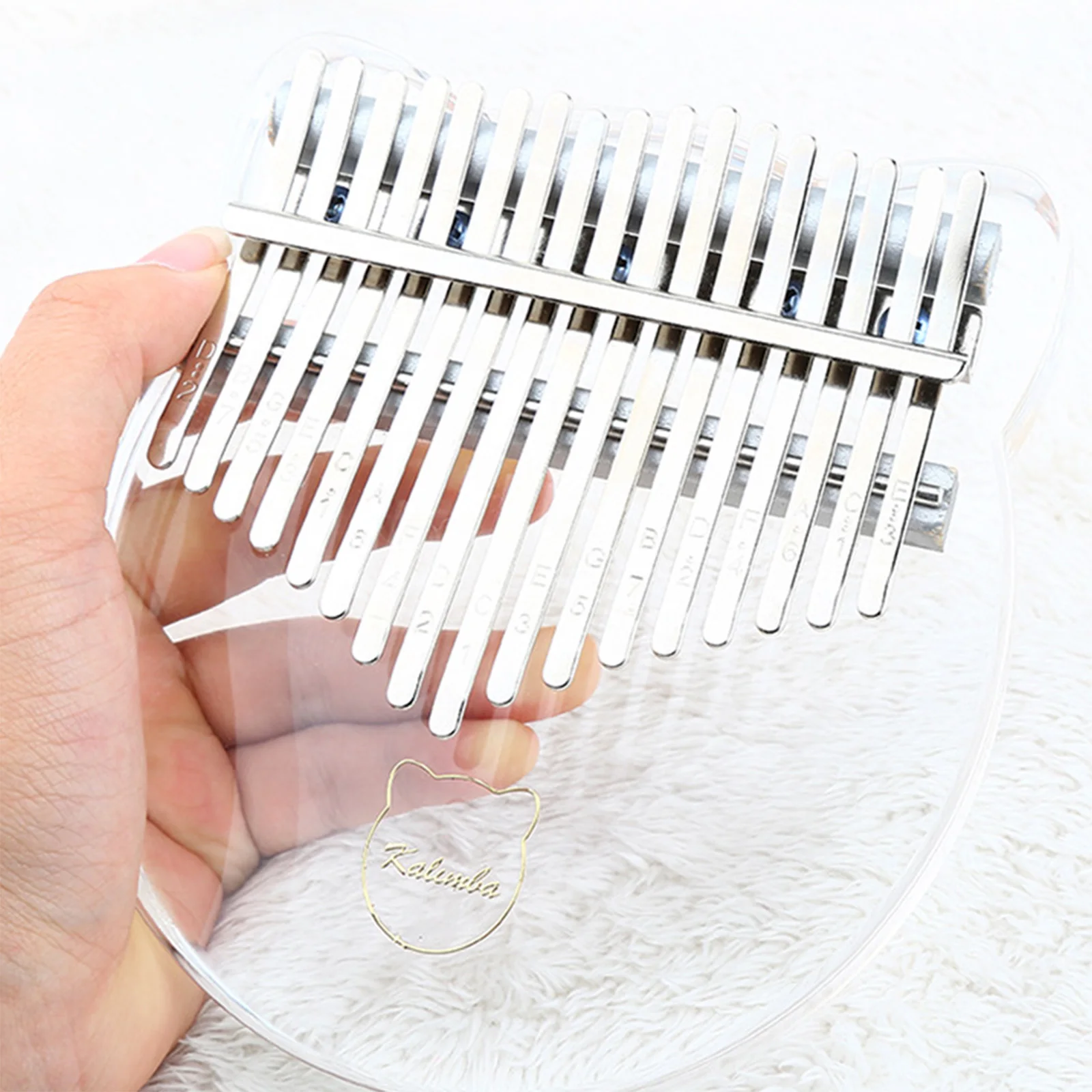 17 Keys Kalimba Transparent Crystal Thumb Finger Piano Musical Instruments Musical Enjoyable Instrument Supplies
17 Keys Kalimba Transparent Crystal Thumb Finger Piano Musical Instruments Musical Enjoyable Instrument Supplies