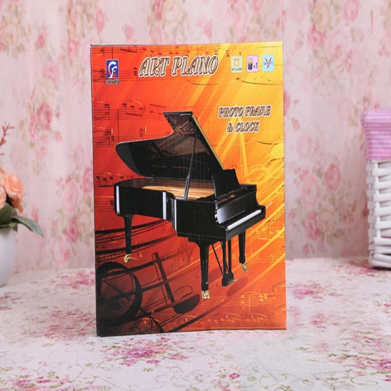 New Creative Classical Piano Alarm Clock With Photo Frame Plastic Gift Picture Frame Home Decoration
New Creative Classical Piano Alarm Clock With Photo Frame Plastic Gift Picture Frame Home Decoration