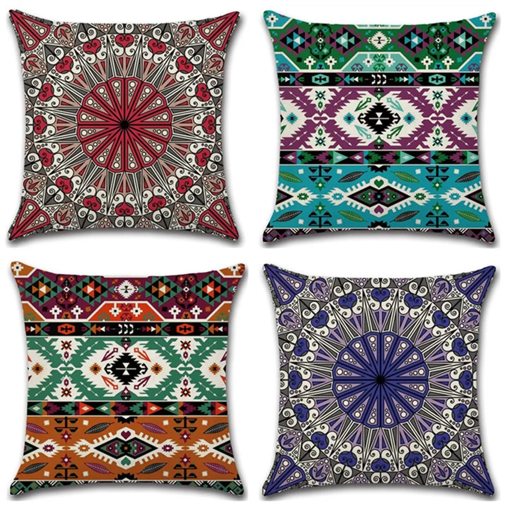 Ethnic style theme geometric flowers Printing Pillow case Custom Home Decoration Linen Pillowcase Car Waist Cushion Cover
Ethnic style theme geometric flowers Printing Pillow case Custom Home Decoration Linen Pillowcase Car Waist Cushion Cover