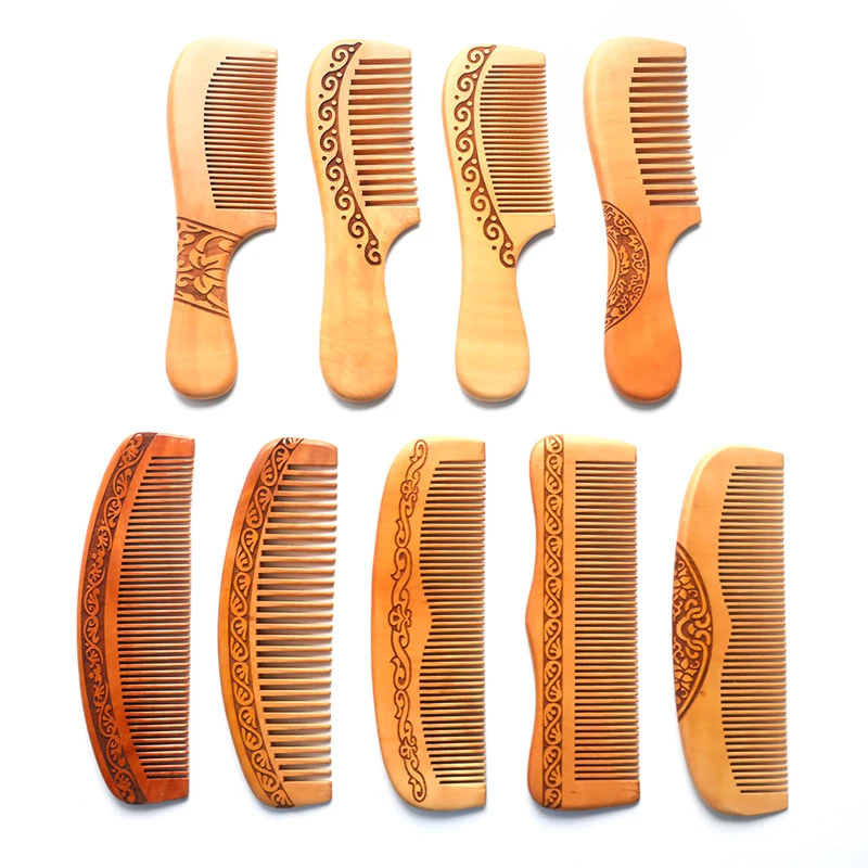 Anti-Static Head Massage Classic Comb Hair Styling Hair Care Tool Natural Peach Wood Handcrafted Fine Tooth Comb 1 PC
Anti-Static Head Massage Classic Comb Hair Styling Hair Care Tool Natural Peach Wood Handcrafted Fine Tooth Comb 1 PC