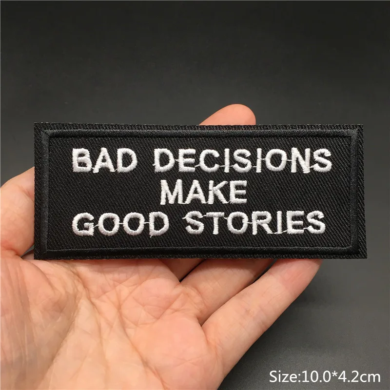 Black and White Text Embroidery Patch for Clothing Jacket Badge Appliques Sewing Ironing Stripe on Clothes Diy Decoration
Black and White Text Embroidery Patch for Clothing Jacket Badge Appliques Sewing Ironing Stripe on Clothes Diy Decoration