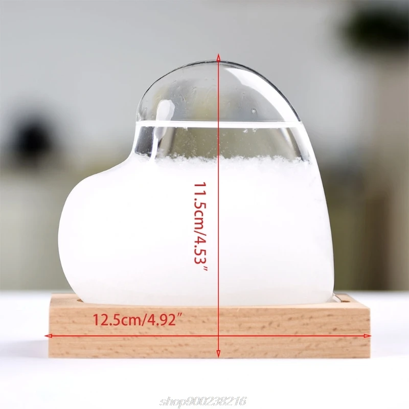 Mini Desktop Droplet Storm Glass Bottle Weather Forecast Predictor Monitor Barometer With Wood Base For Home J15 21 Dropship
Mini Desktop Droplet Storm Glass Bottle Weather Forecast Predictor Monitor Barometer With Wood Base For Home J15 21 Dropship