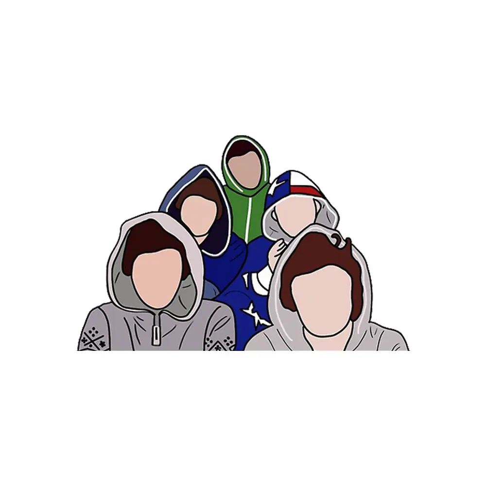 Односторонняя эмалированная брошь на лацкан для рюкзака одежды|Броши| |