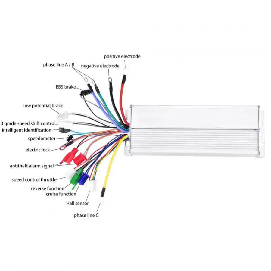 Electric Bike 60V 1500W Brushless Motor Controller for Electric Bicycle E-bike Scooter Durable
Electric Bike 60V 1500W Brushless Motor Controller for Electric Bicycle E-bike Scooter Durable