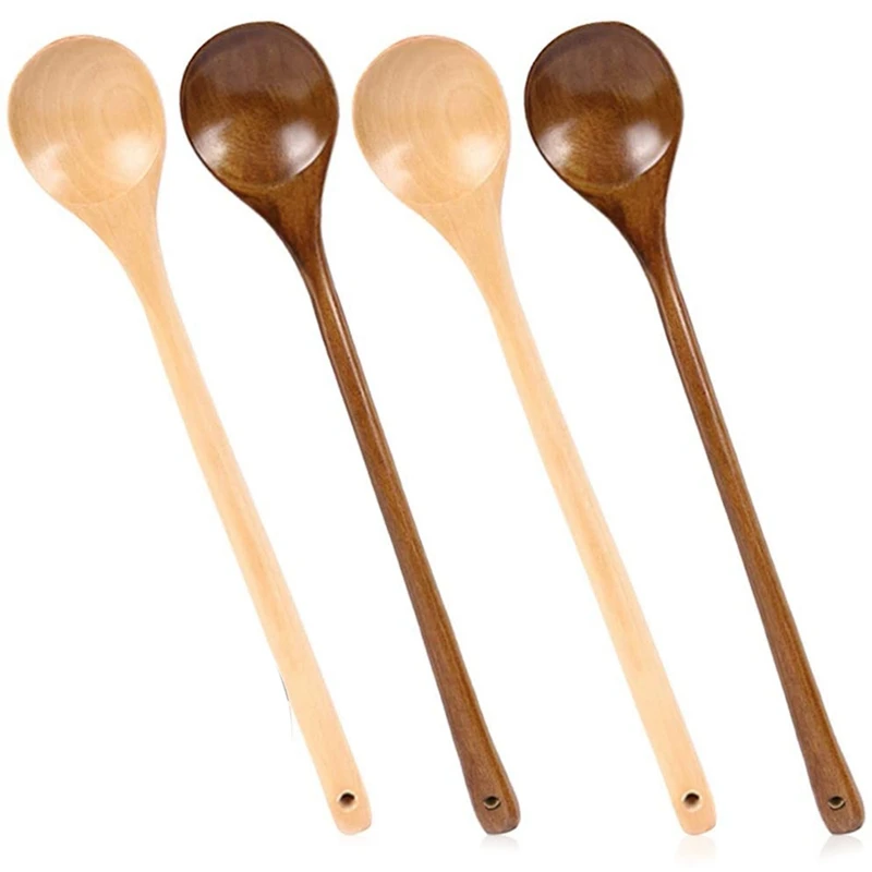 4 Pcs Wooden Mixing Spoon Long Handle Wooden Spoon Wooden Soup Spoons for Kitchen Mixing Stirring Cooking
4 Pcs Wooden Mixing Spoon Long Handle Wooden Spoon Wooden Soup Spoons for Kitchen Mixing Stirring Cooking