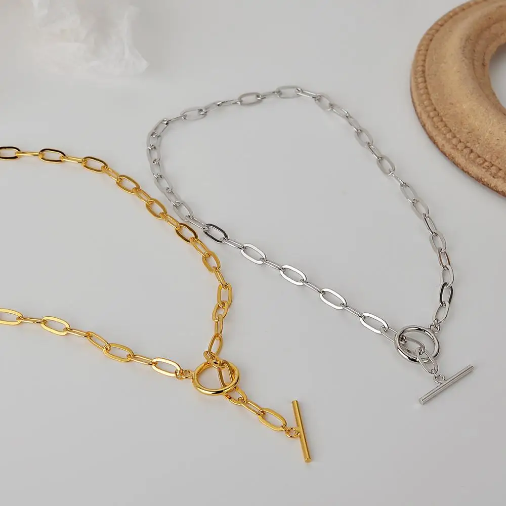 35.5-38CM Authentic 925 Sterling silver "U" Chain Choker Necklace Straight Bar Toggle Pendant Fine Jewelry Hip Hop TLX1077
35.5-38CM Authentic 925 Sterling silver "U" Chain Choker Necklace Straight Bar Toggle Pendant Fine Jewelry Hip Hop TLX1077