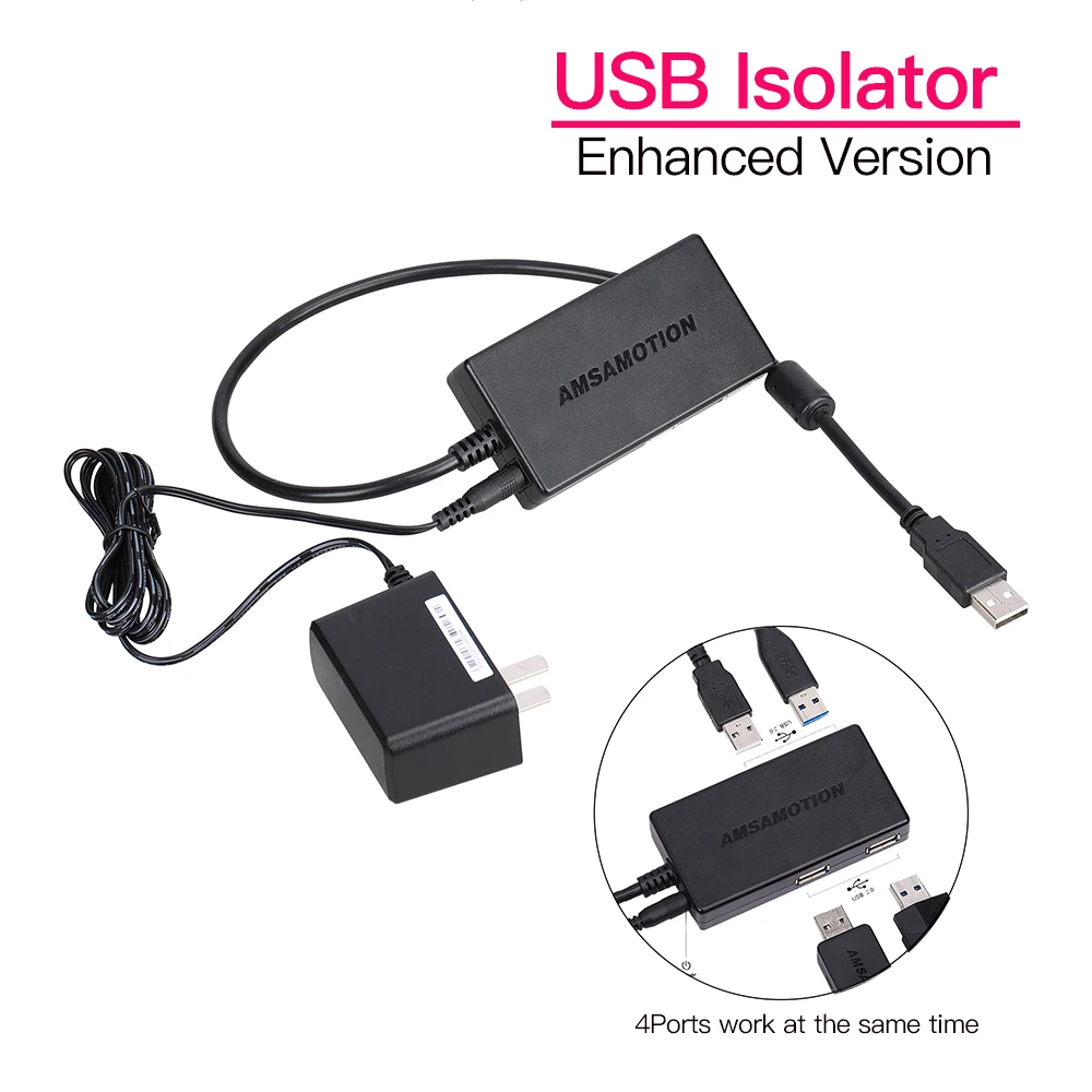 Изолятор USB/USB Промышленный Портативный 12 Мбит/с низкоскоростной переключатель