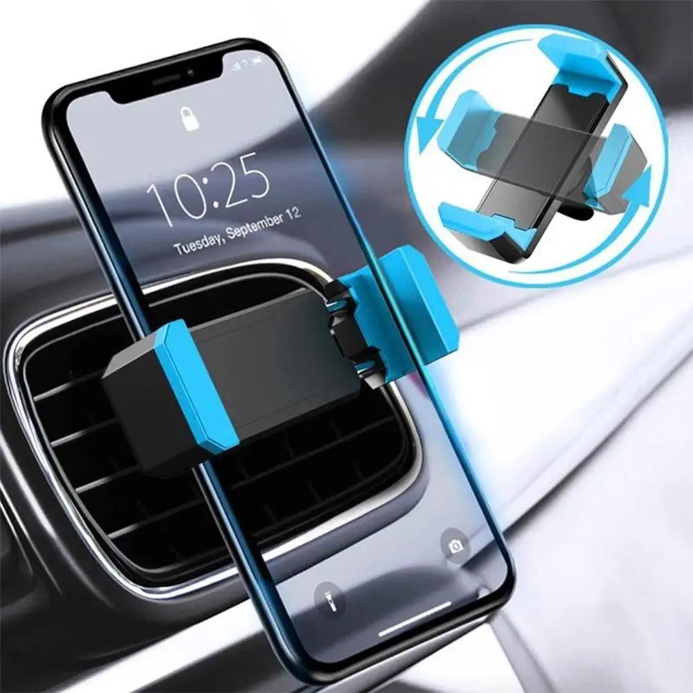 Universal Car Phone Holder Air Vent Mounting Clip 360 Degrees Suitable For IPhone 4-6 Inch Car Phone Bracket
Universal Car Phone Holder Air Vent Mounting Clip 360 Degrees Suitable For IPhone 4-6 Inch Car Phone Bracket