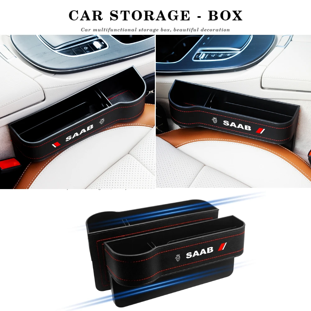 PU Leather Seat Gap Crevice Organizer Cup Phone Holder Logo Storage Box For SAAB 93 93X 95 96 94X 92X 97X 99 9X Monster GT750 
PU Leather Seat Gap Crevice Organizer Cup Phone Holder Logo Storage Box For SAAB 93 93X 95 96 94X 92X 97X 99 9X Monster GT750