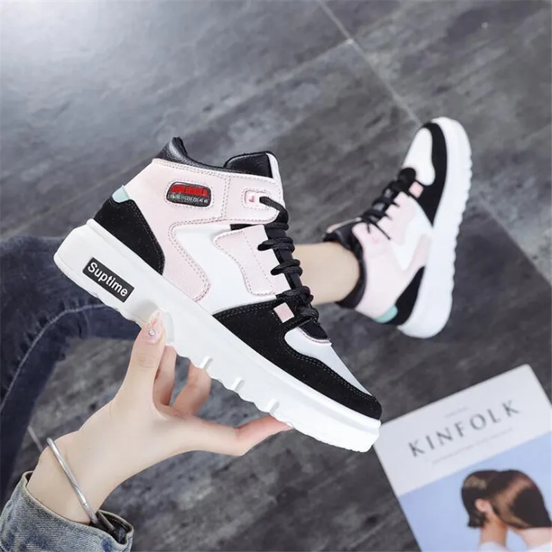 Women Platform Sneakers Korean Fashion PU Leather Trainers Womens Chunky Sneakers Tenis Female 2021 Spring Lace Up Casual Shoes
Women Platform Sneakers Korean Fashion PU Leather Trainers Womens Chunky Sneakers Tenis Female 2021 Spring Lace Up Casual Shoes