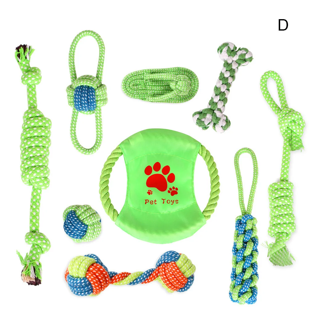Multi Color Dog Rope Toys Set Puppy Durable Bite-Resistant Chew Rope Knot Toy K888
Multi Color Dog Rope Toys Set Puppy Durable Bite-Resistant Chew Rope Knot Toy K888
