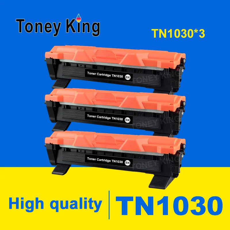 

Toney King 3 PCS Toner Cartridge TN1030 Compatible for Brother HL-1110 1112 DCP-1510 1512R MFC-1810 1815 Printer