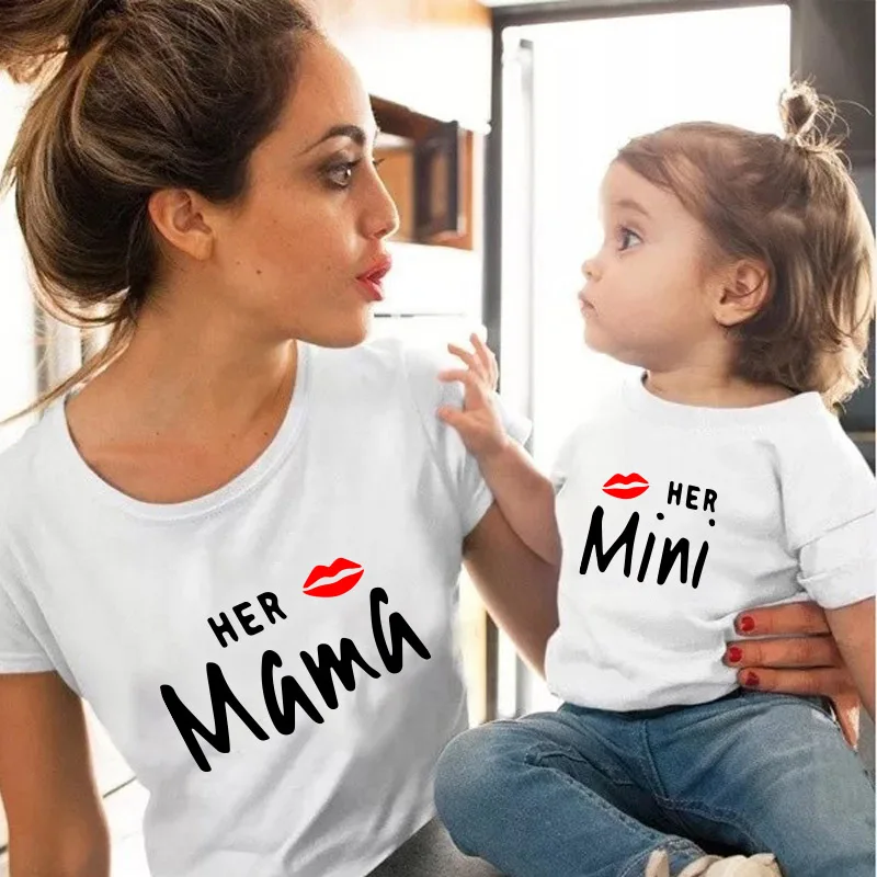 Mother Daughter Cotton T-shirt Family Matching Clothes Mommy and Me Tee-shirt Clothes Woman Girls Cotton Tops
Mother Daughter Cotton T-shirt Family Matching Clothes Mommy and Me Tee-shirt Clothes Woman Girls Cotton Tops