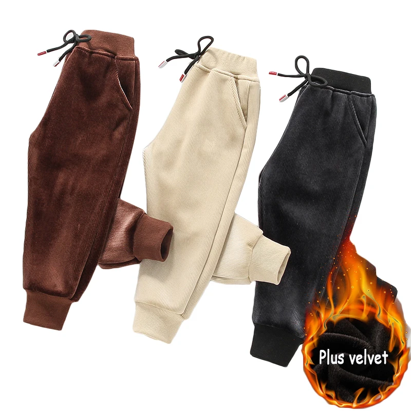 Children Warm Pants Winter New Baby Long Pants Keep Warm Boys Plush Pants Solid Color Thicken Girls Trousers Casual Clothing
Children Warm Pants Winter New Baby Long Pants Keep Warm Boys Plush Pants Solid Color Thicken Girls Trousers Casual Clothing