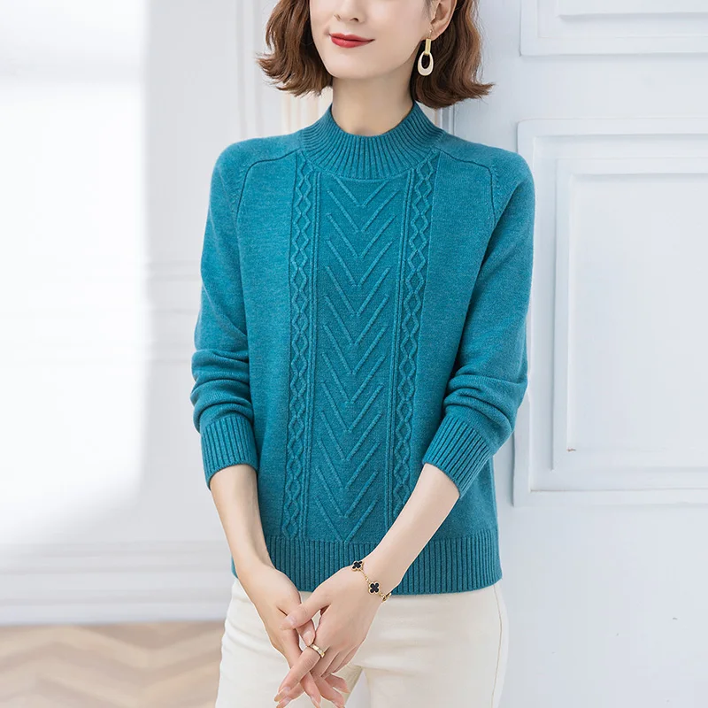 Knitted Sweater Women Jumpers Loose Women's Clothes Autumn 2020 Casual female White 
Knitted Sweater Women Jumpers Loose Women's Clothes Autumn 2020 Casual female White