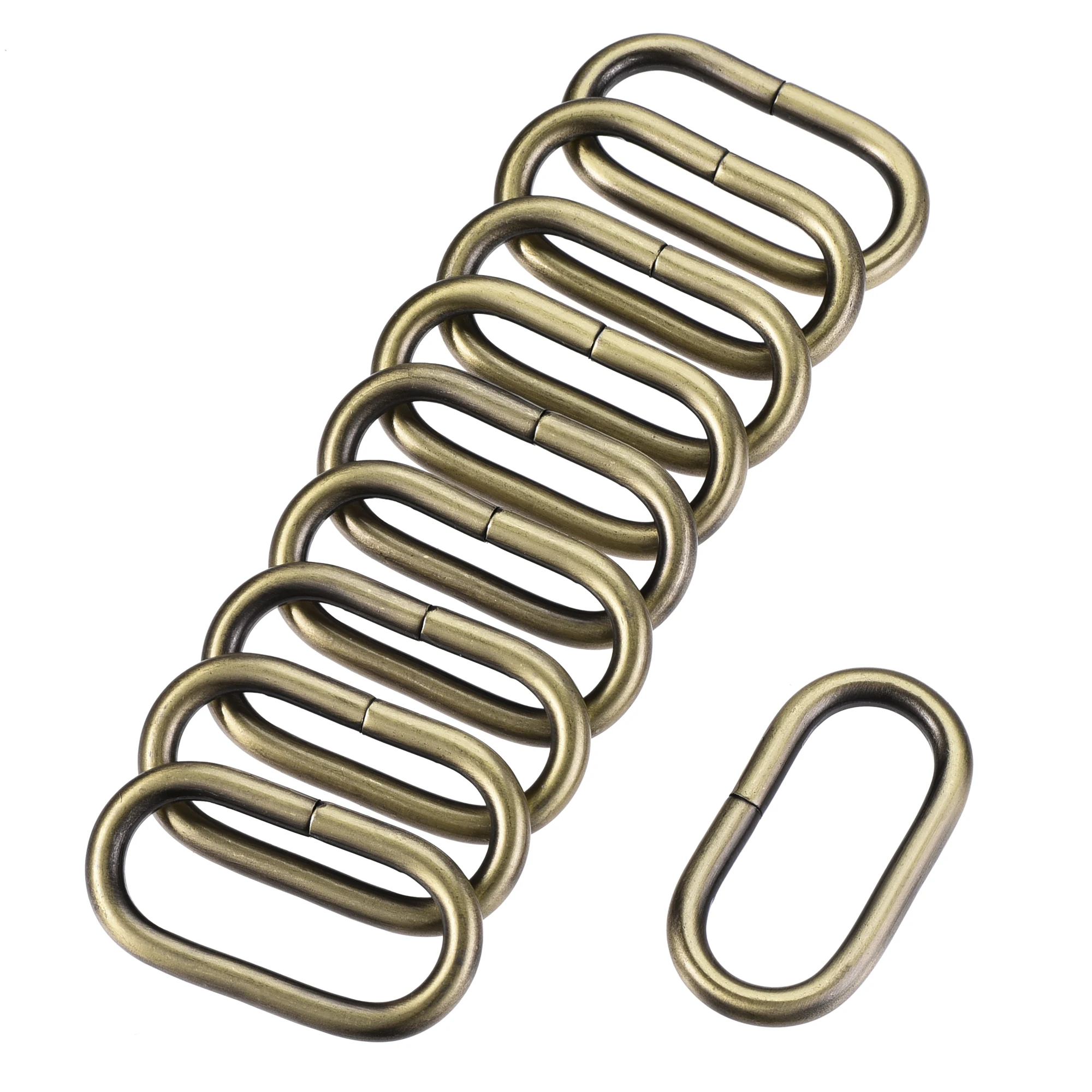 Uxcell Metal Oval Ring Buckles 38x15mm for Bags Belts DIY Bronze Tone 20pcs
Uxcell Metal Oval Ring Buckles 38x15mm for Bags Belts DIY Bronze Tone 20pcs