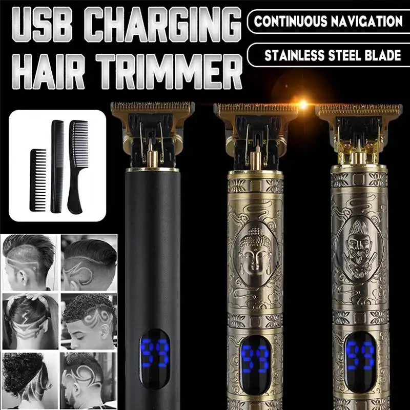 2000mAh LCD Hair Clippers Professional Hair Cutting Machine Beard Trimmer Men Barber Shop Electric Shaver Vintage Hair Cutter
2000mAh LCD Hair Clippers Professional Hair Cutting Machine Beard Trimmer Men Barber Shop Electric Shaver Vintage Hair Cutter
