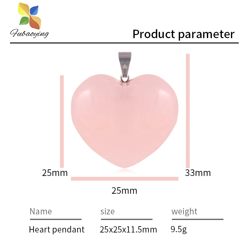 2021 Trendy Natural Crystal Stone 50PCS 25mm Quartz Heart Pendants And Necklaces Charm Diy Accessories For Jewerly Making
2021 Trendy Natural Crystal Stone 50PCS 25mm Quartz Heart Pendants And Necklaces Charm Diy Accessories For Jewerly Making
