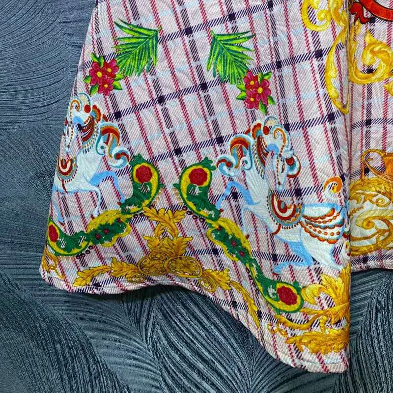 SEQINYY Pink Vintage Dress 2020 Summer Spring New Fashion Design Women Runway Lace Ruffles Plaid Flowers Print
SEQINYY Pink Vintage Dress 2020 Summer Spring New Fashion Design Women Runway Lace Ruffles Plaid Flowers Print