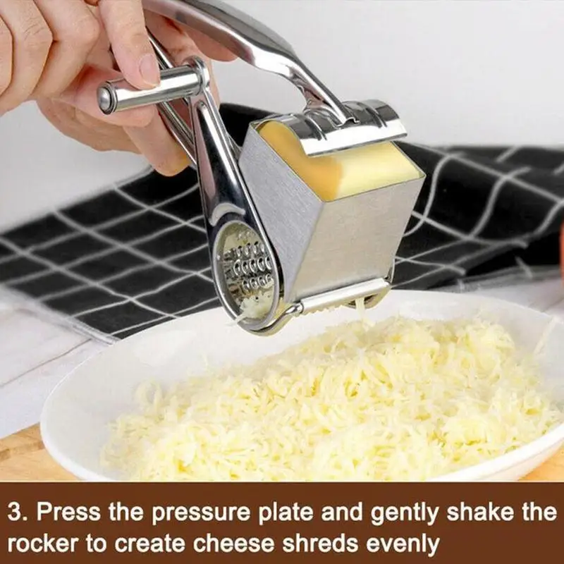 4 in 1 Set Hand-cranked Multi-function Steel Garlic Chocolate Shredder Home Kitchen Creative Manual Tool
4 in 1 Set Hand-cranked Multi-function Steel Garlic Chocolate Shredder Home Kitchen Creative Manual Tool