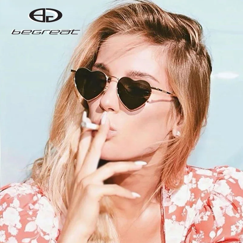 BEGREAT Polarized Sunglasses Metal Heart Decorative Vintage Women's Personality Glasses Designer Eyewear Oculos De Sol Feminino
BEGREAT Polarized Sunglasses Metal Heart Decorative Vintage Women's Personality Glasses Designer Eyewear Oculos De Sol Feminino