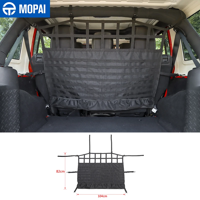 MOPAI уборка для Jeep Wrangler JK JL Автомобильный багажник с изоляцией домашних животных