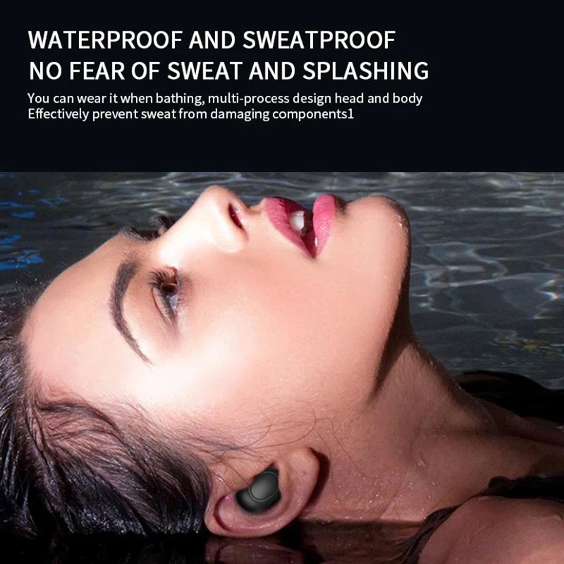 Wireless Bluetooth 5.0 Headset TWS Earphones Sports Earbuds HIFI HD Call Noise Reduction Waterproof LED Display Headset 
Wireless Bluetooth 5.0 Headset TWS Earphones Sports Earbuds HIFI HD Call Noise Reduction Waterproof LED Display Headset