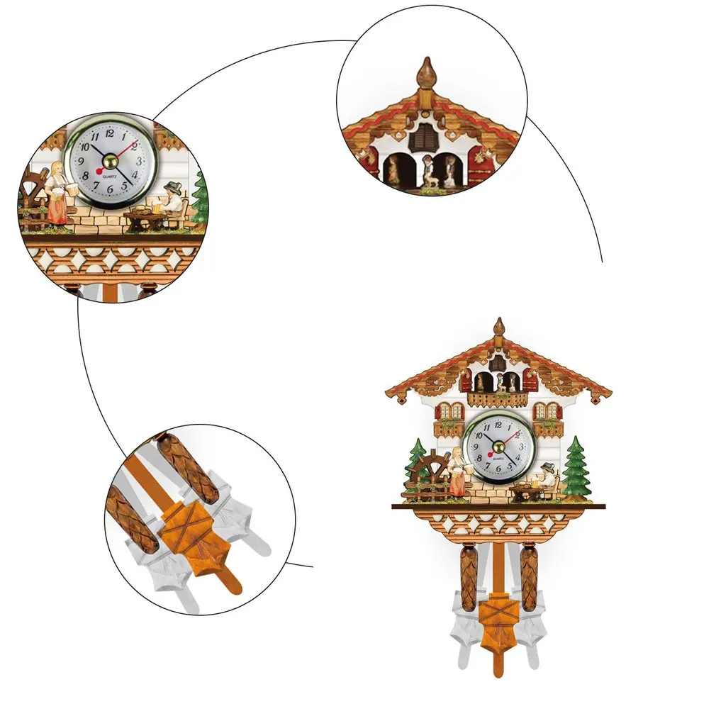 Cuckoo Nordic Retro Clock Time Alarm Clock Home Decoration Clock Vivid Pattern Practical Clock Alarm Clock
Cuckoo Nordic Retro Clock Time Alarm Clock Home Decoration Clock Vivid Pattern Practical Clock Alarm Clock